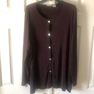 Units Woman brown long sleeve blouse 2X